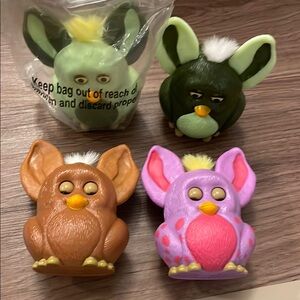 McDonald’s play toys – Furbys - all 4